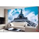 Wall murals Eiffel Tower in 2 options background Wall murals Eiffel Tower in 2 options background