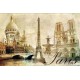 Wallpapers collage view of Paris Wallpapers collage view of Paris