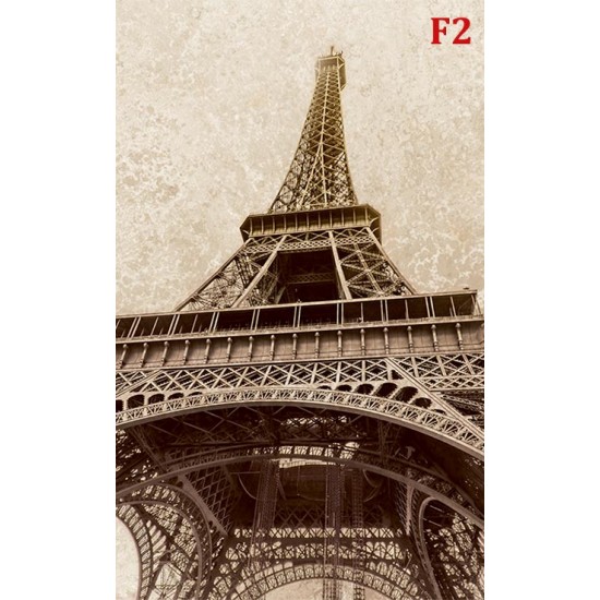 Wall murals the Eiffel Tower background beige plaster