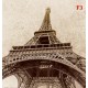 Wall murals the Eiffel Tower background beige plaster