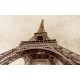 Wall murals the Eiffel Tower background beige plaster