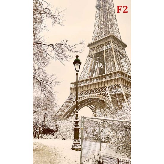 Wall murals Eiffel tower winter fairy tale Wall murals Eiffel tower winter fairy tale