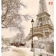 Wall murals Eiffel tower winter fairy tale Wall murals Eiffel tower winter fairy tale
