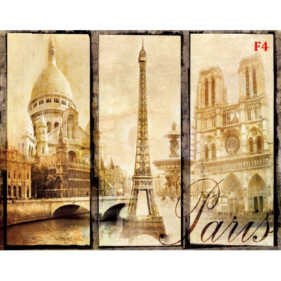 Wallpapers mural retro photo collage from Paris Wallpapers mural retro photo collage from Paris