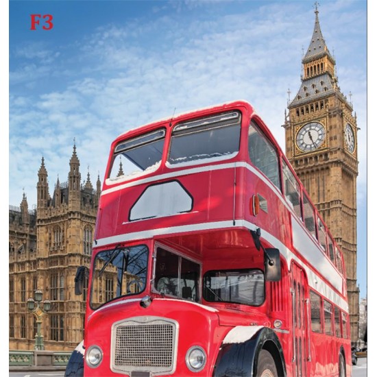 Wallpapers mural London red bus and Big Ben