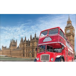 Wallpapers mural London red bus and Big Ben Wallpapers mural London red bus and Big Ben