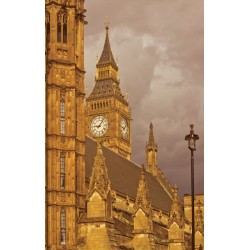 Photo mural London tower view in beige