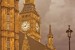 Photo mural London tower view in beige