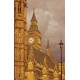 Photo mural London tower view in beige