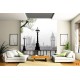 Photo mural view from London in a fog