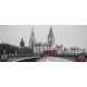 Wall murals Llondon view with a bridge and a red bus Wall murals Llondon view with a bridge and a red bus