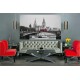 Wall murals Llondon view with a bridge and a red bus Wall murals Llondon view with a bridge and a red bus