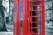 Photo mural view from London telephone booth