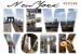 Photo mural New York photo collage with lettering