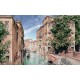 Wallpapers mural Venice view with gondola painted picture Wallpapers mural Venice view with gondola painted picture