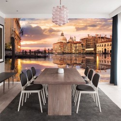 Wallpapers mural beautiful view of Venice with buildings mirror Wallpapers mural beautiful view of Venice with buildings mirror