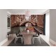 Wallpapers mural beautiful venetian bridge with a gondola