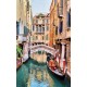 Wallpapers mural retro view of a beautiful Venetian channel Wallpapers mural retro view of a beautiful Venetian channel