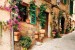Wallpapers mural retro street with beautiful flowers 2