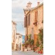 Wallpapers mural retro street with beautiful flowers 3 Wallpapers mural retro street with beautiful flowers 3