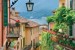 Wallpapers mural beautiful sea street a lantern