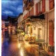 Wallpapers mural retro restaurant in Germany night view