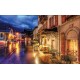 Wallpapers mural retro restaurant in Germany night view