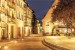 Wallpapers mural street in the old town beautifully lit in 2 colors