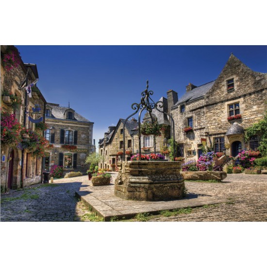 Wallpapers mural view colorful vintage antique houses Wallpapers mural view colorful vintage antique houses