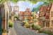 Photo mural ancient a romantic view of beautiful Rothenburg