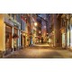 Wall murals unique beautiful night street retro in 2 variants Wall murals unique beautiful night street retro in 2 variants