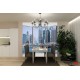Wallpapers panoramic view window oval sunny Dubai