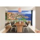Wallpapers 3d Greek sea views over railing Wallpapers 3d Greek sea views over railing