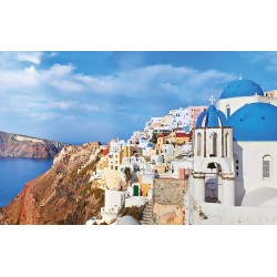 Photo murals maxi size view of a sea of Santorini Beach Photo murals maxi size view of a sea of Santorini Beach