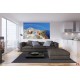Wallpapers mural panoramic view of Santorini island Wallpapers mural panoramic view of Santorini island