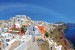 Wallpapers mural panoramic view of Santorini island