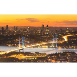Wallpapers mural views from Istanbul and bridge