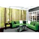 Photo mural view of forest trees in bright tones