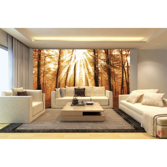 Wallpapers mural beautiful sunny forest Wallpapers mural beautiful sunny forest