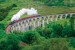 Wallpapers mural beautiful view with a train and a bridge