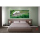 Wallpapers mural beautiful view with a train and a bridge Wallpapers mural beautiful view with a train and a bridge