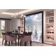 Wall mural winter landscape with pine trees