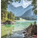 Wallpapers mural beautiful view of mountain with river and forests