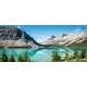 Wall mural Mountains overlooking the lake with pine trees Wall mural Mountains overlooking the lake with pine trees