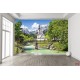 Wallpapers mural Alps beautiful mountain view and church Wallpapers mural Alps beautiful mountain view and church