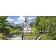 Wallpapers mural Alps beautiful mountain view and church Wallpapers mural Alps beautiful mountain view and church