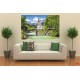 Wallpapers mural Alps beautiful mountain view and church Wallpapers mural Alps beautiful mountain view and church