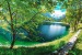 Wallpapers Beautiful landscape with a lake panoramic mountain