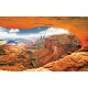 Wall murals beautiful cliffs in orange Wall murals beautiful cliffs in orange