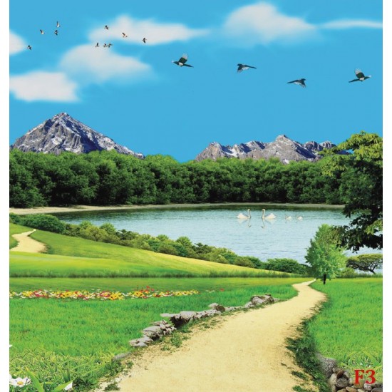 Wallpapers 3D view of lake Wallpapers 3D view of lake